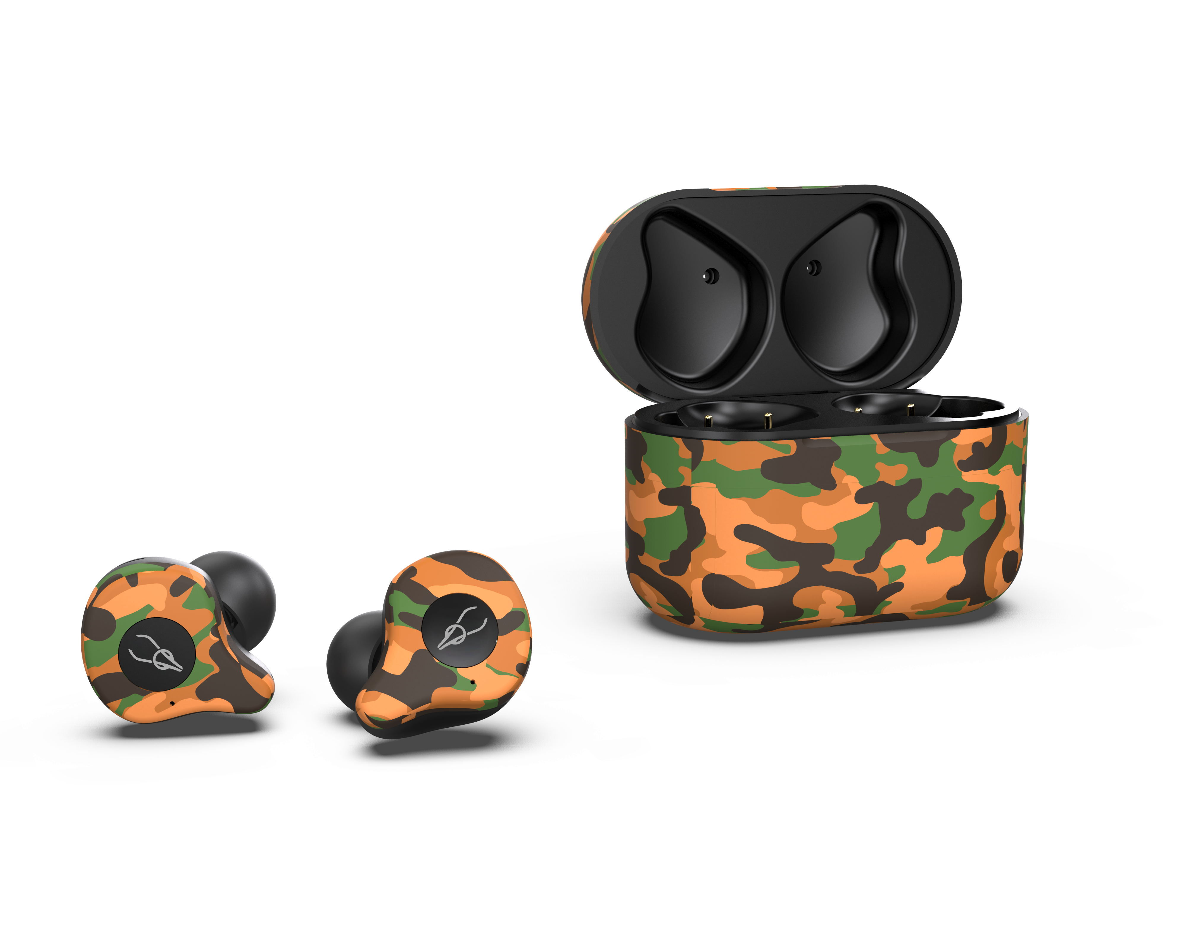 Sabbat E12 Ultra Camouflage TWS Bluetooth 5.0 Earphone Stereo Wireless SAHARA