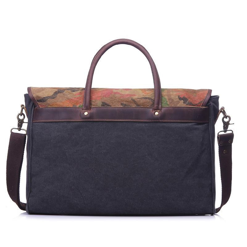 Thumbnail: Retro Canvas Messenger Bag YD1991 (RockCow)