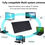 Thumbnail: 2.4G Wireless Keyboard Mouse Set Mini Multimedia Keyboard Mouse BLACK Set