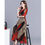 Thumbnail: Women Elegant Print Knee-length Leopard Print Fashion Dress red_L