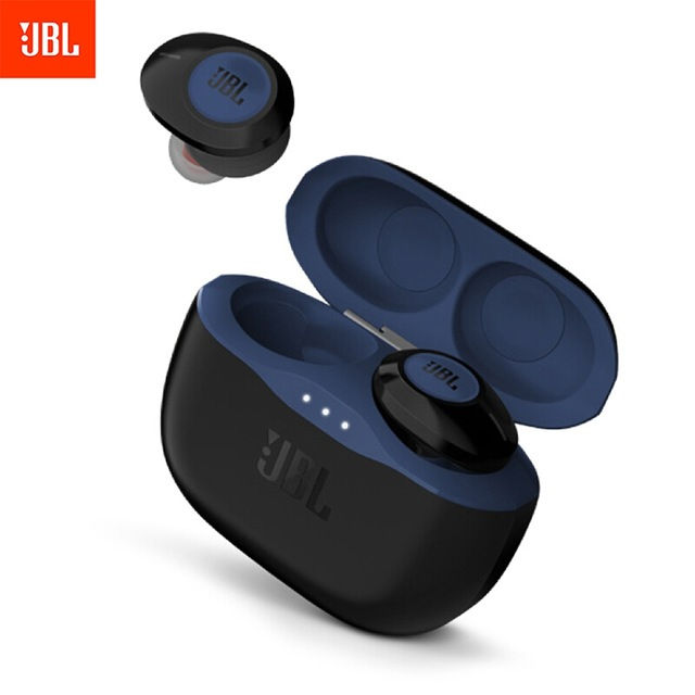 Thumbnail: JBL T120 TWS True Wireless Bluetooth Earphones TUNE 120TWS Stereo Earbuds BLACK