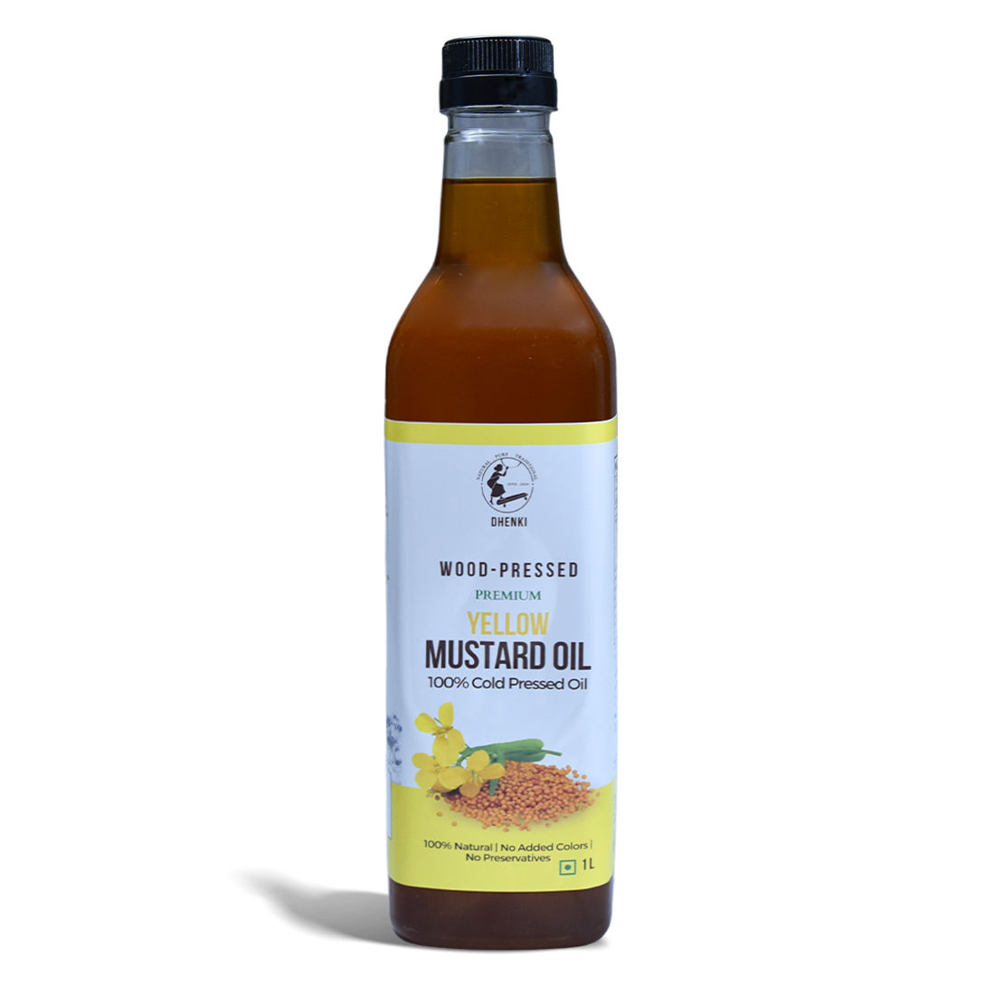 Wood pressed Mustard Oil (Yellow) I কাঠের ঘানির হলুদ সর্ষের তেল