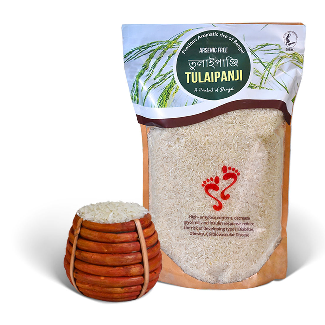Organic Tulaipanji Rice of North Bengal-Aromatic- (Atab)