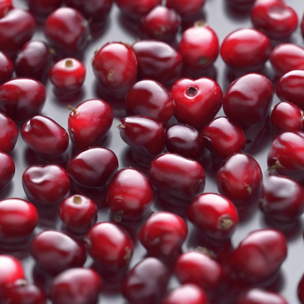 Fresh organic cranberries