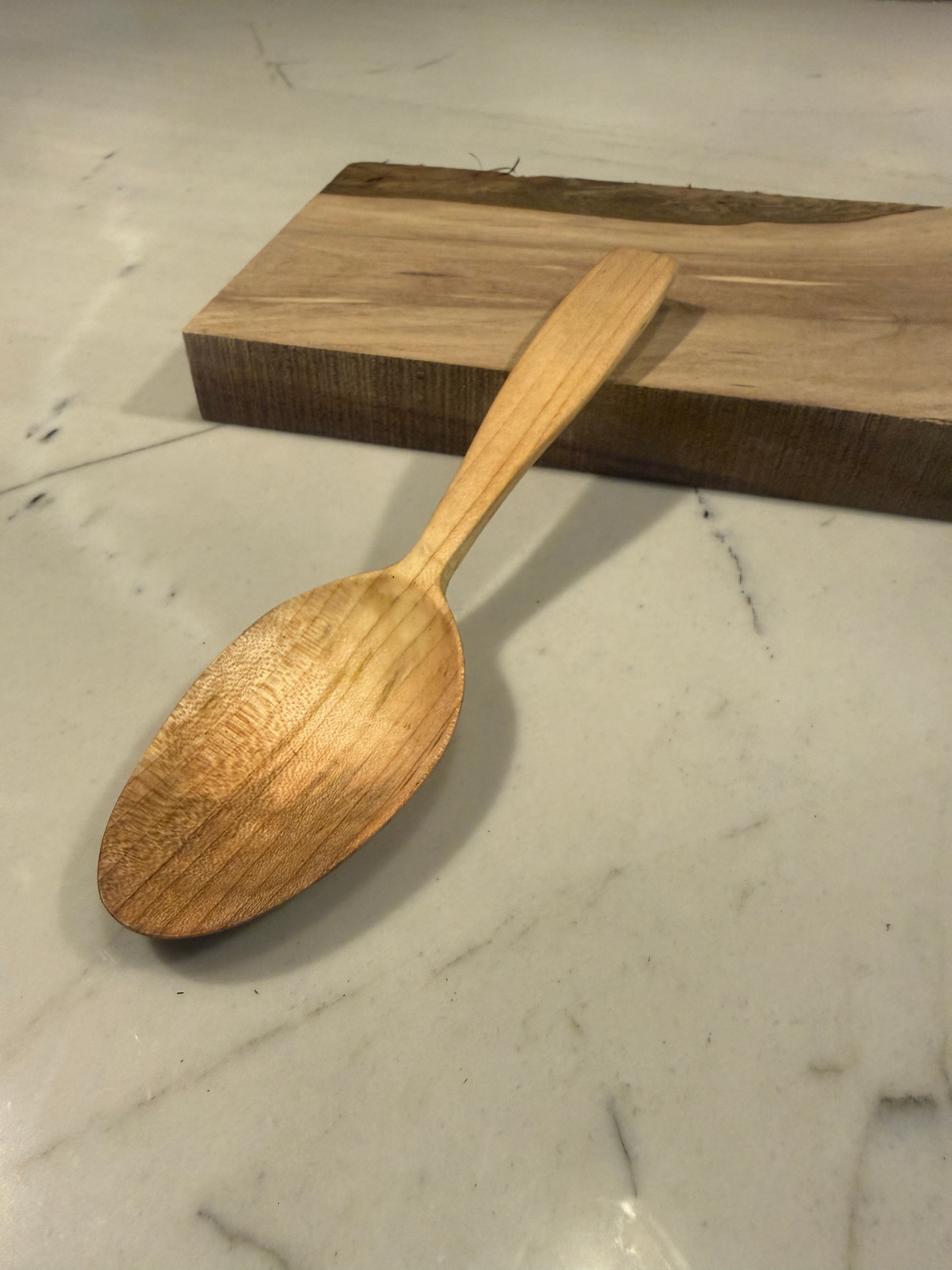 Maple eating spoon 