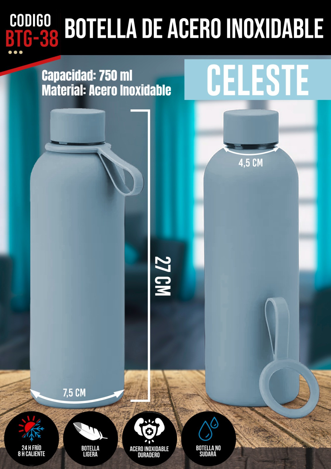 Botella 750ml