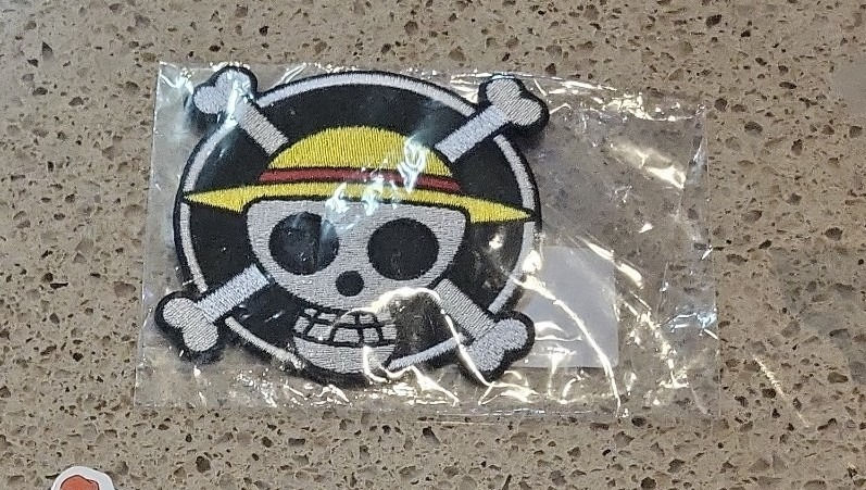 Miniatura: One Piece: Parche de anime de calavera