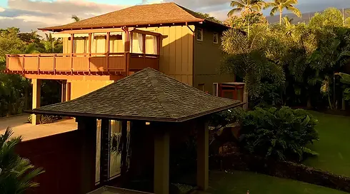 Cottage side view