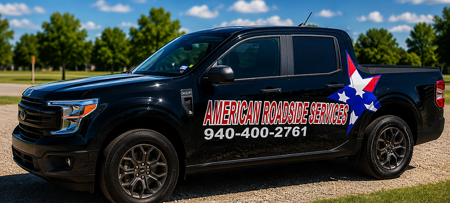 American Roadside Services technician vehicle