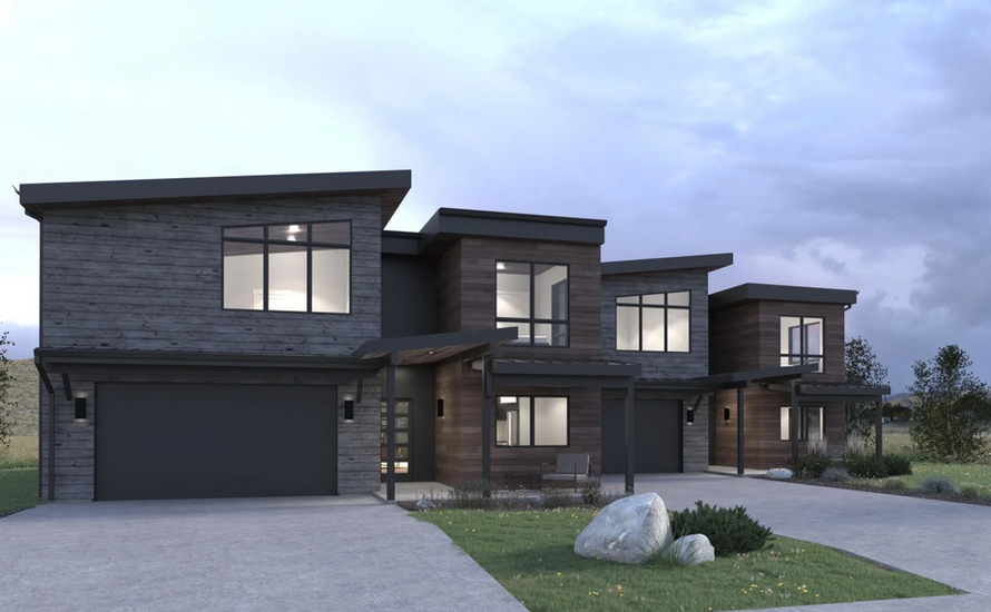 The Peregrine Townhome Front View