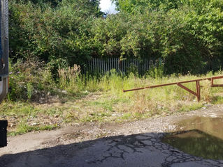 FLY TIPPED WASTE BEFORE AND AFTER REMOVED THE SAME DAY