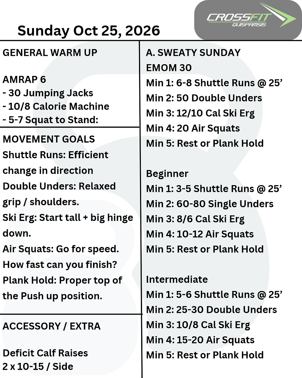 Sunday Fun-Day 25102026