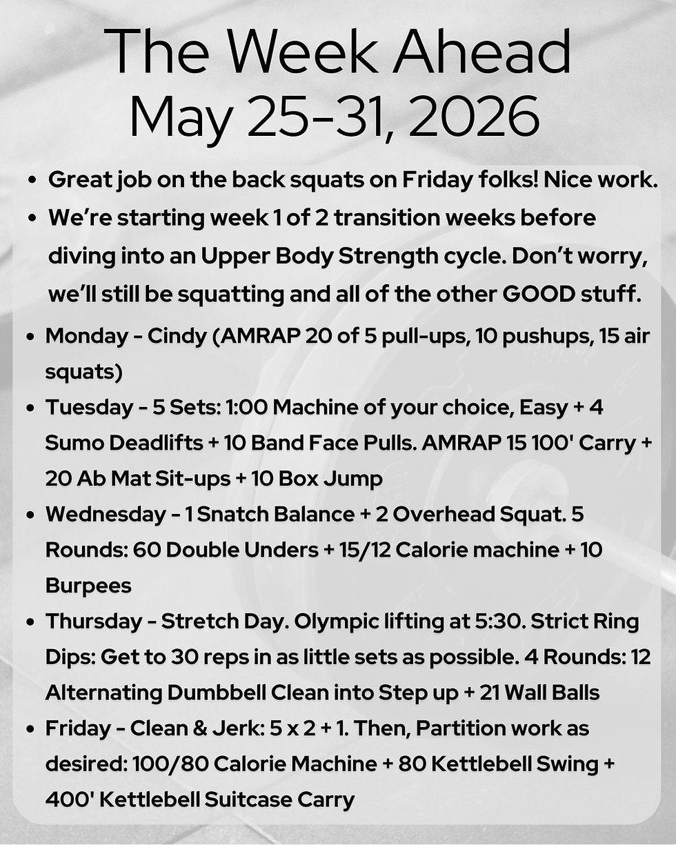 Monday 25052026