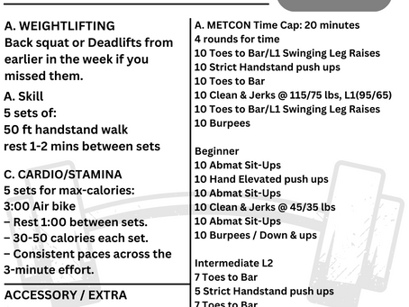 Thursday STRETCH DAY! 12122024