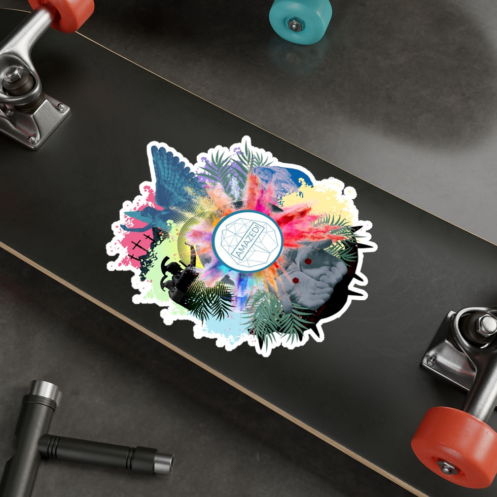 Thumbnail: AMAZED! Kiss-Cut Vinyl Decals