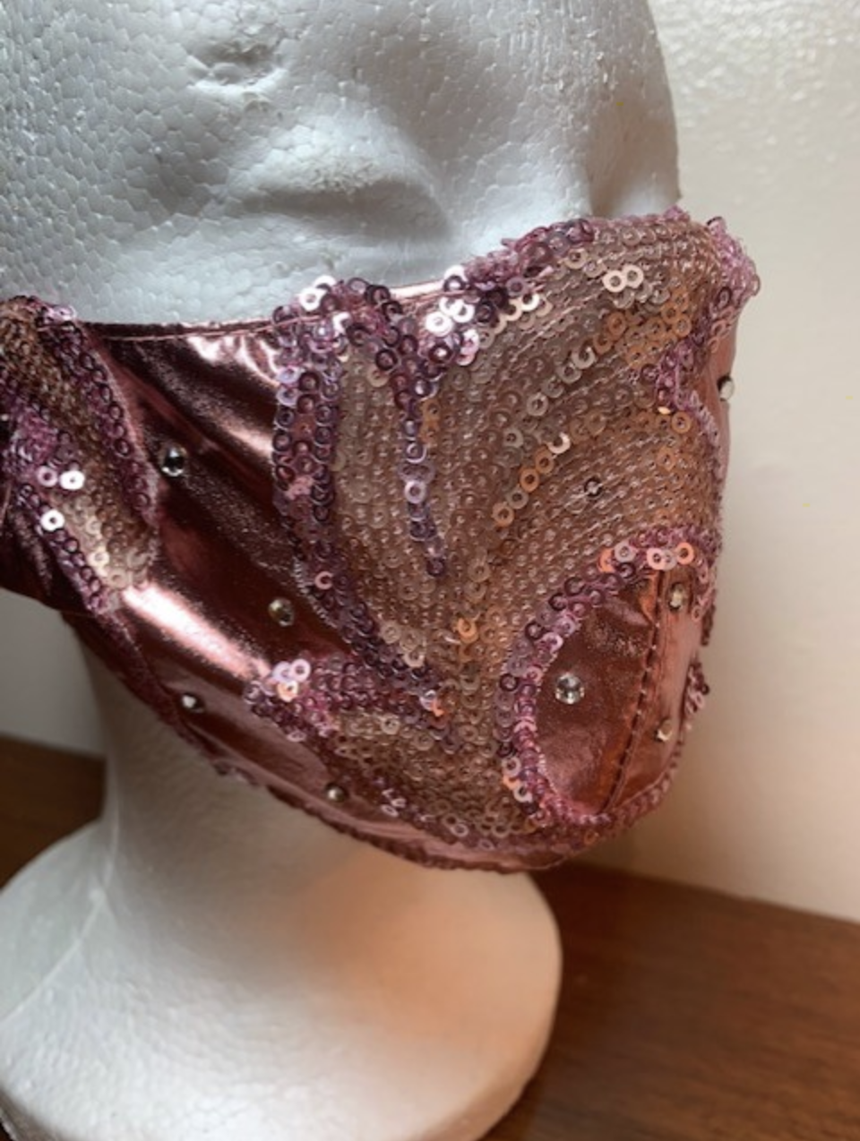 Metallic Blush Rose
