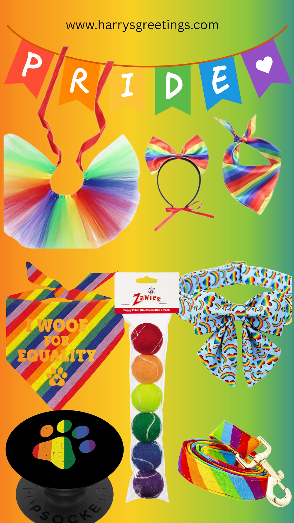 Pride accessories for your dog
