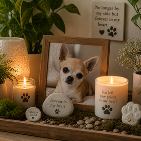a dog memorial garden