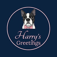 logo for harrys greetings