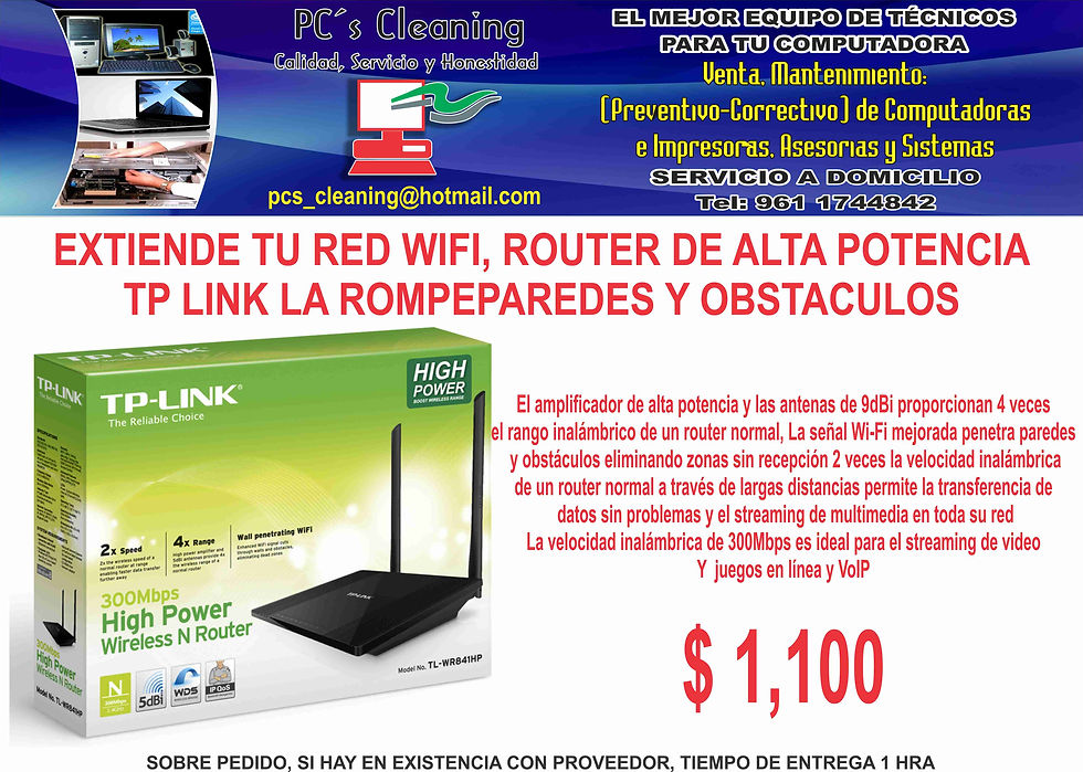 EXTENDEDOR WIFI 6
