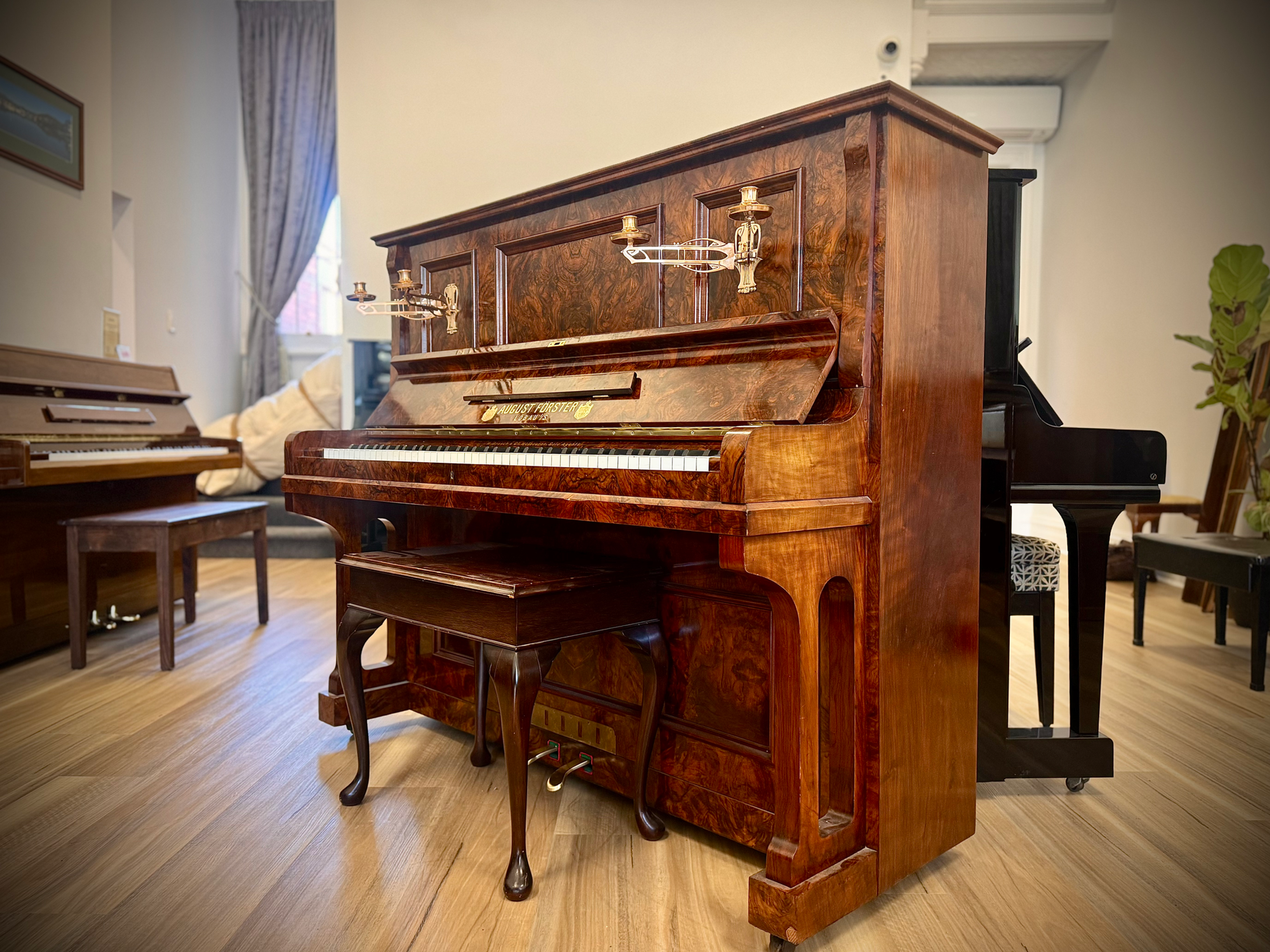 August Förster ‘Gold Leaf’ Concert Upright