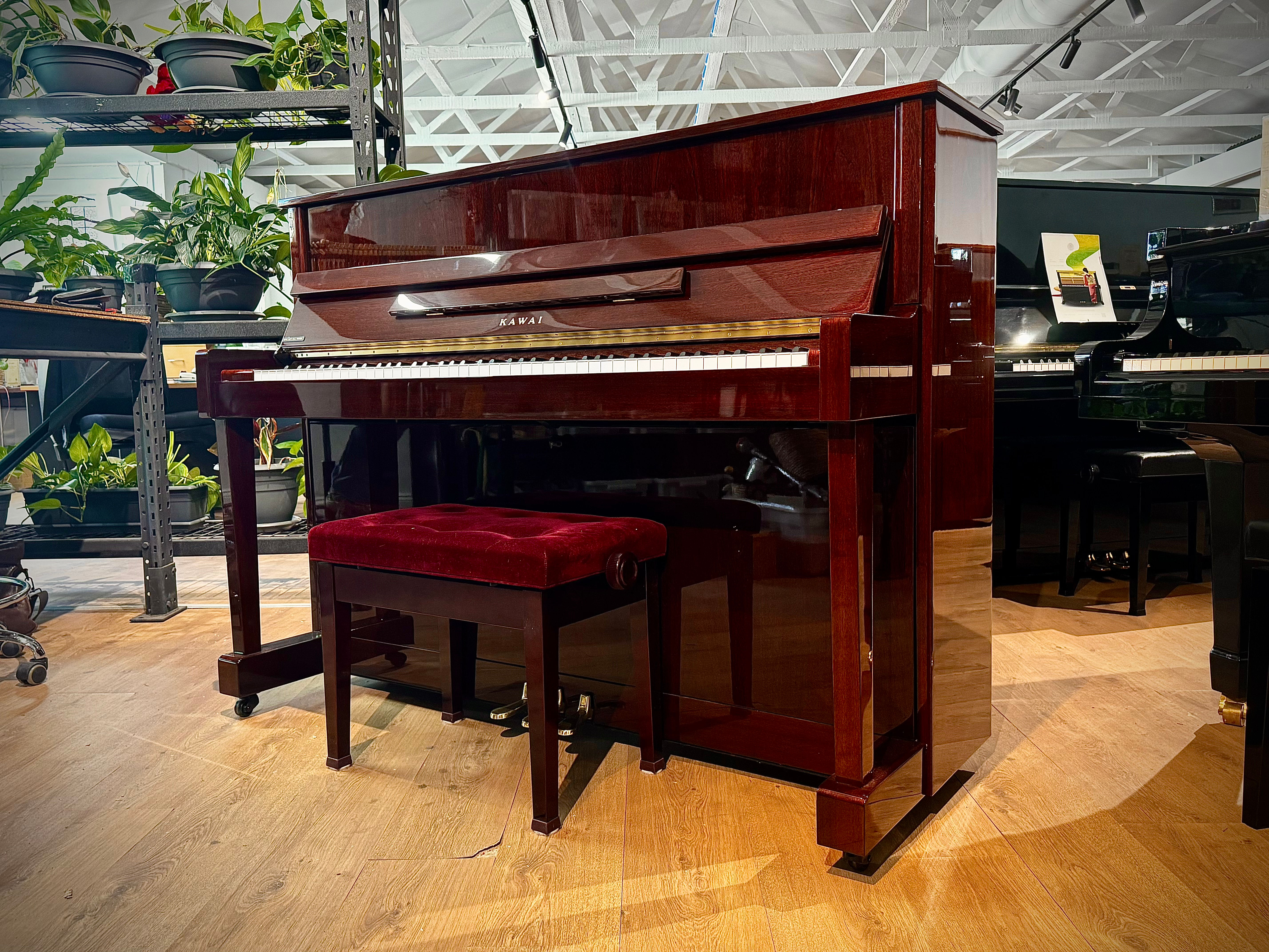 Kawai K18E Upright Piano.