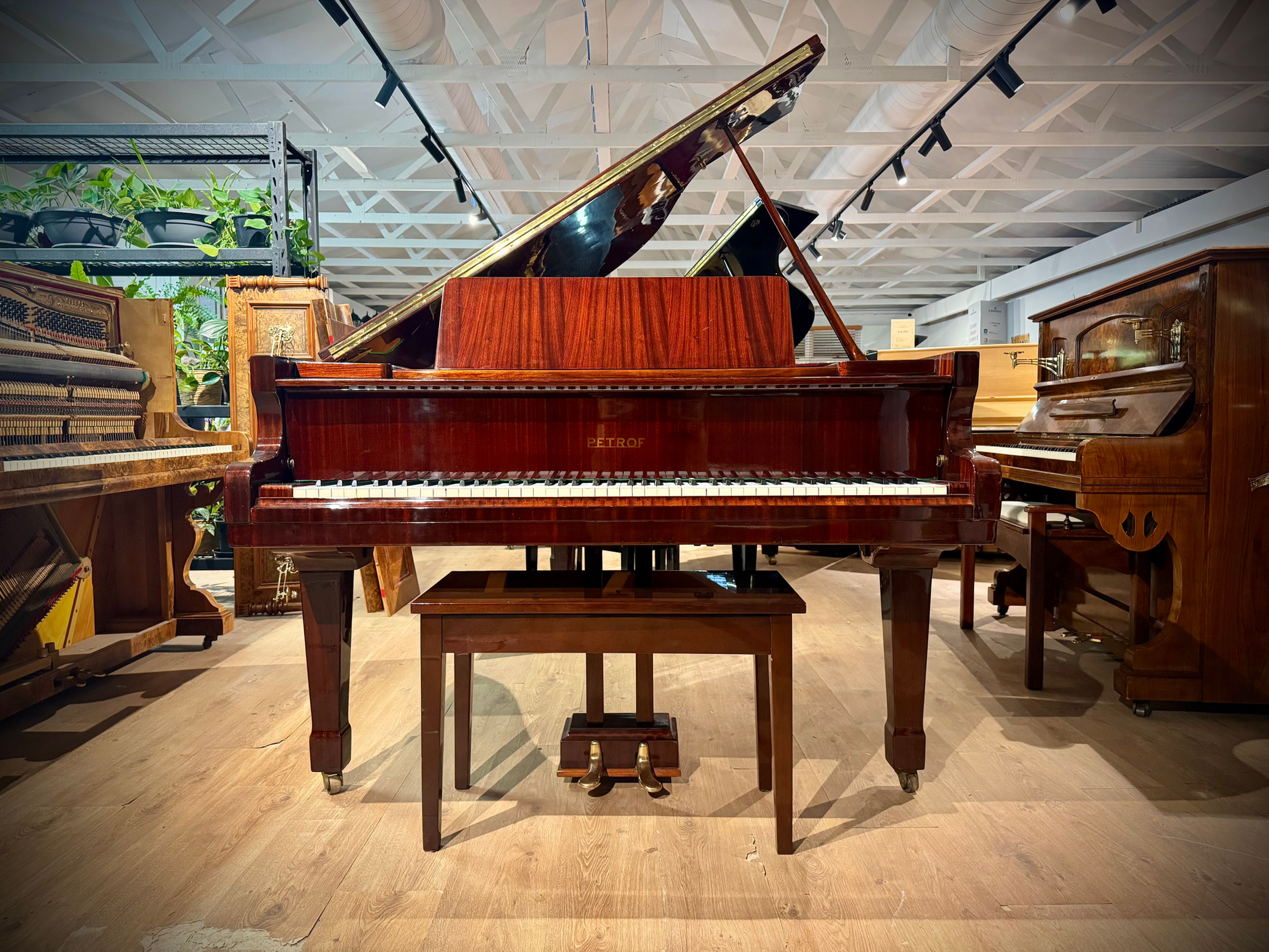 Mahogany ‘Petrof’ Grand Piano