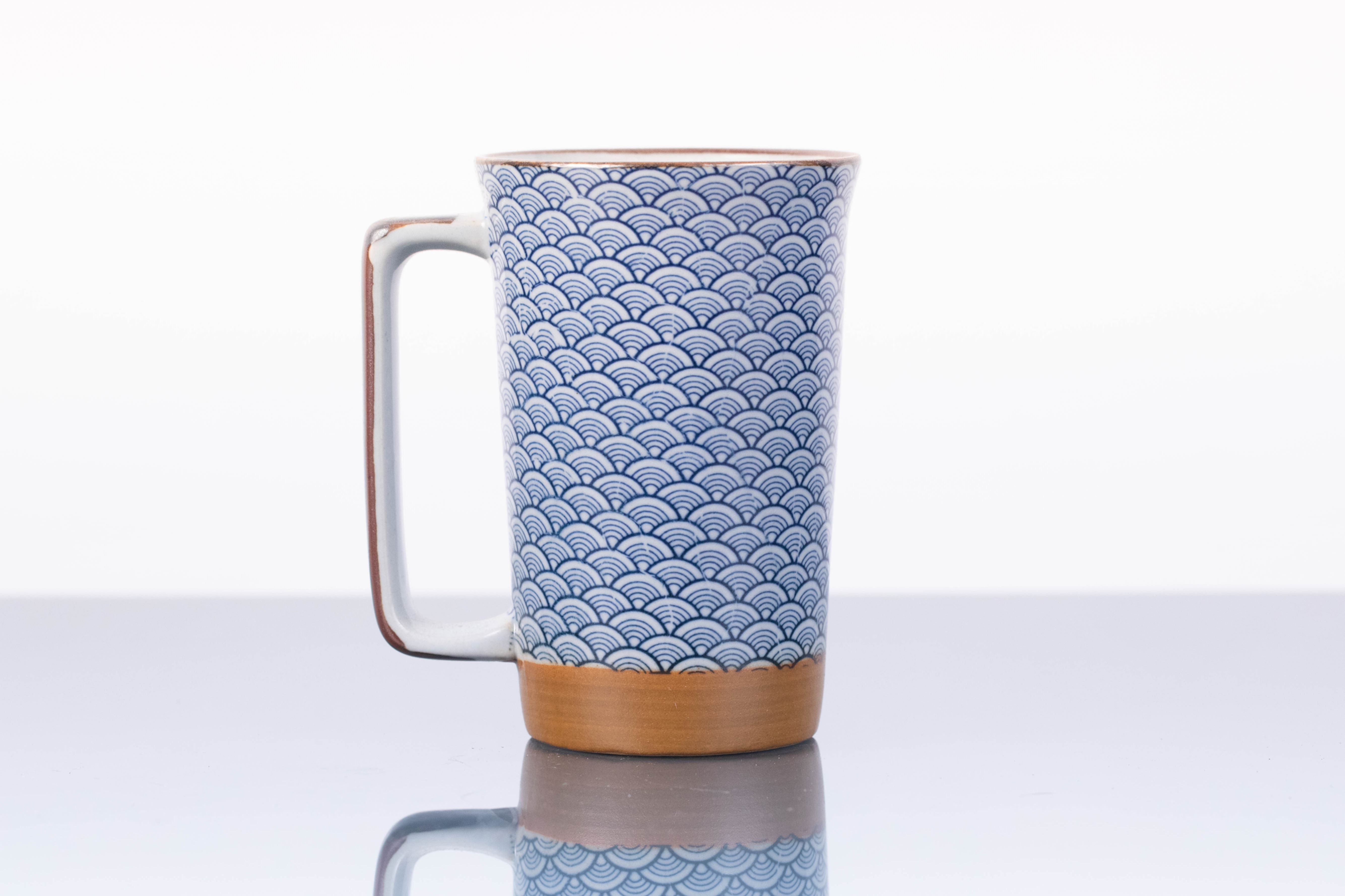 MUG BLUE RAINBOWS XL