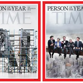La copertina del Time con la Persona dell'anno 2025