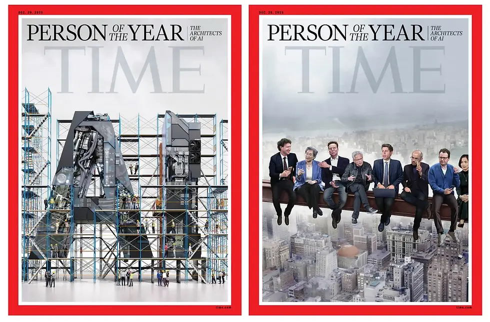 La copertina del Time con la Persona dell'anno 2025