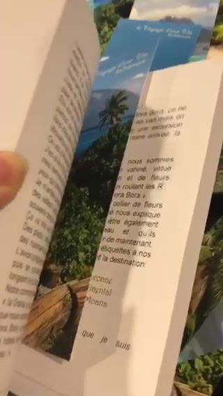 Miniature : Marque-Page "Le Voyage d'une Vie en Polynésie"