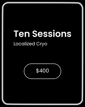 10 Localized Cryotherapy Sessions Package $400