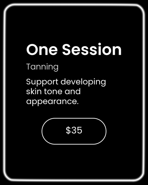 Tanning Pricing One Session $35