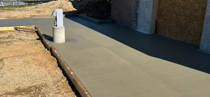 Kenosha commercial concrete storefront