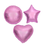 Thumbnail: Light Pink Satin Heart/Star/Round
