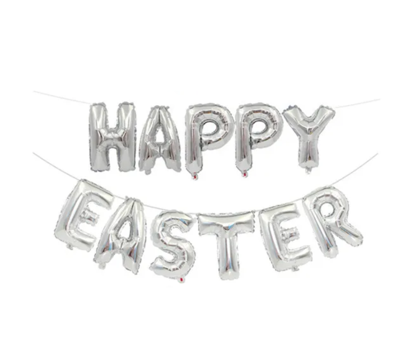 Silver Happy Easter