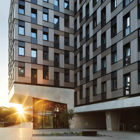 【建築隔振】Student Residence UDQ,Hamburg