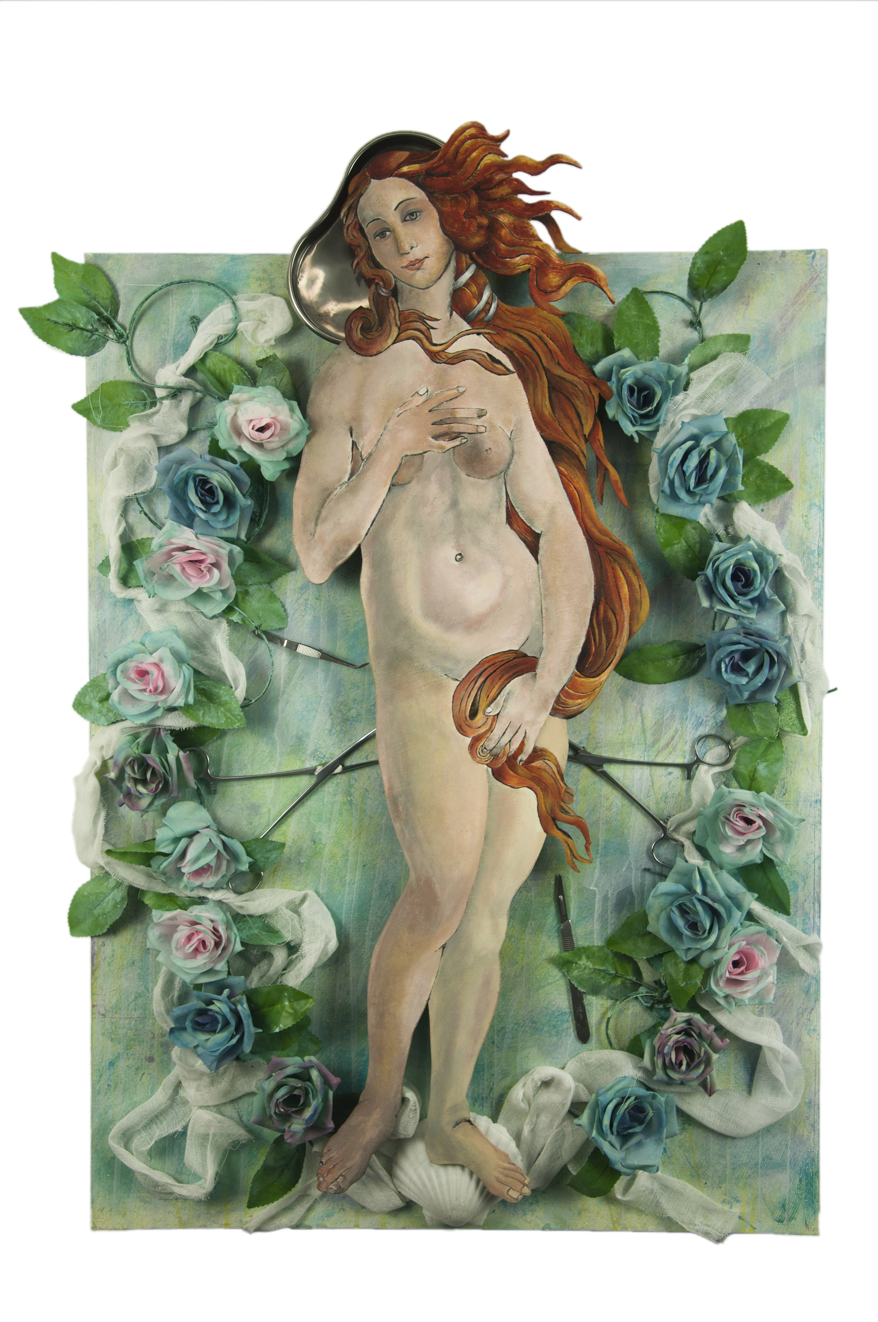 Re-Birth of Venus 90cm x 60cm Acrylic and Mixed Media