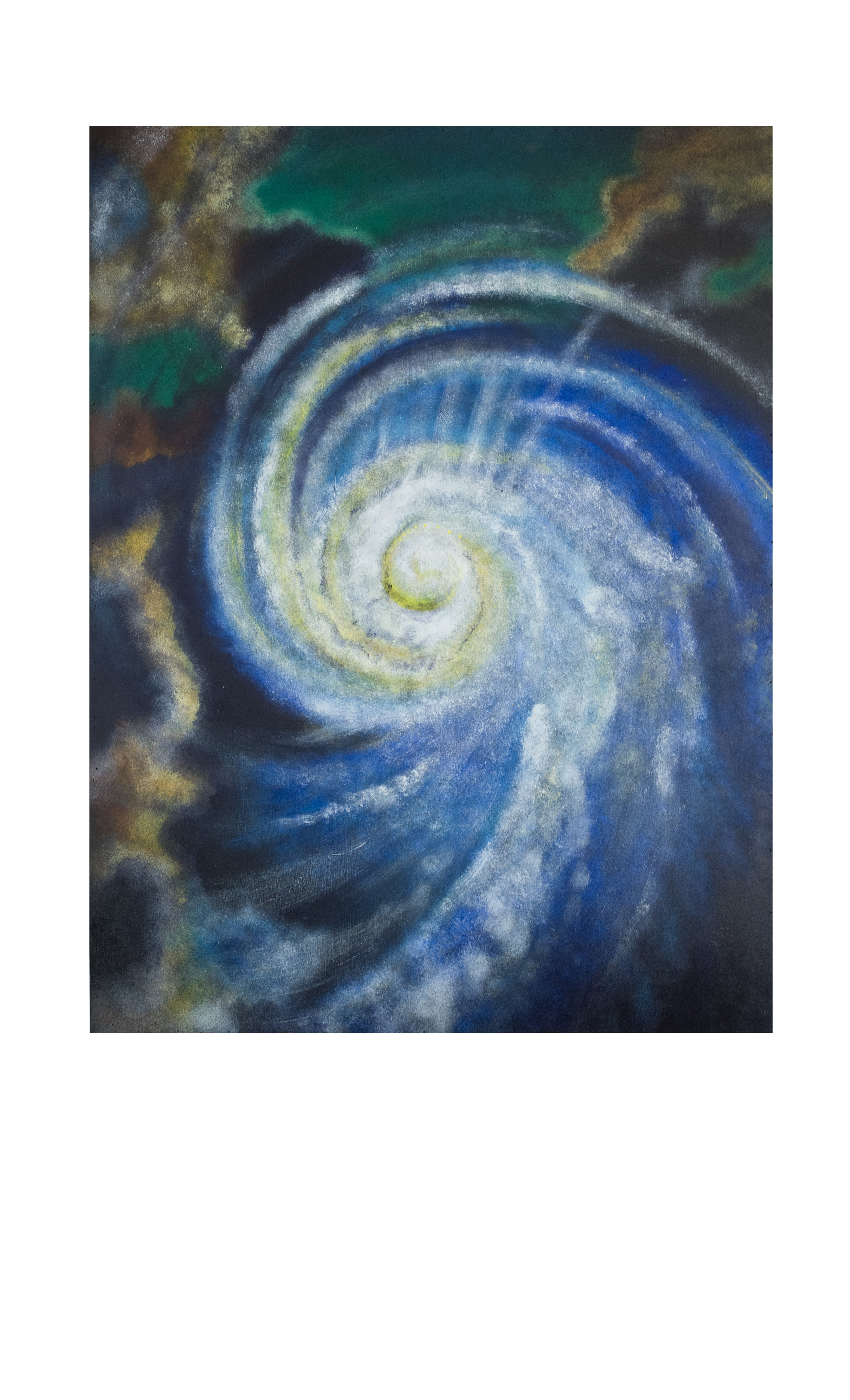Eye of the Storm 80 x 60 cm Acrylic and Impasto on Board