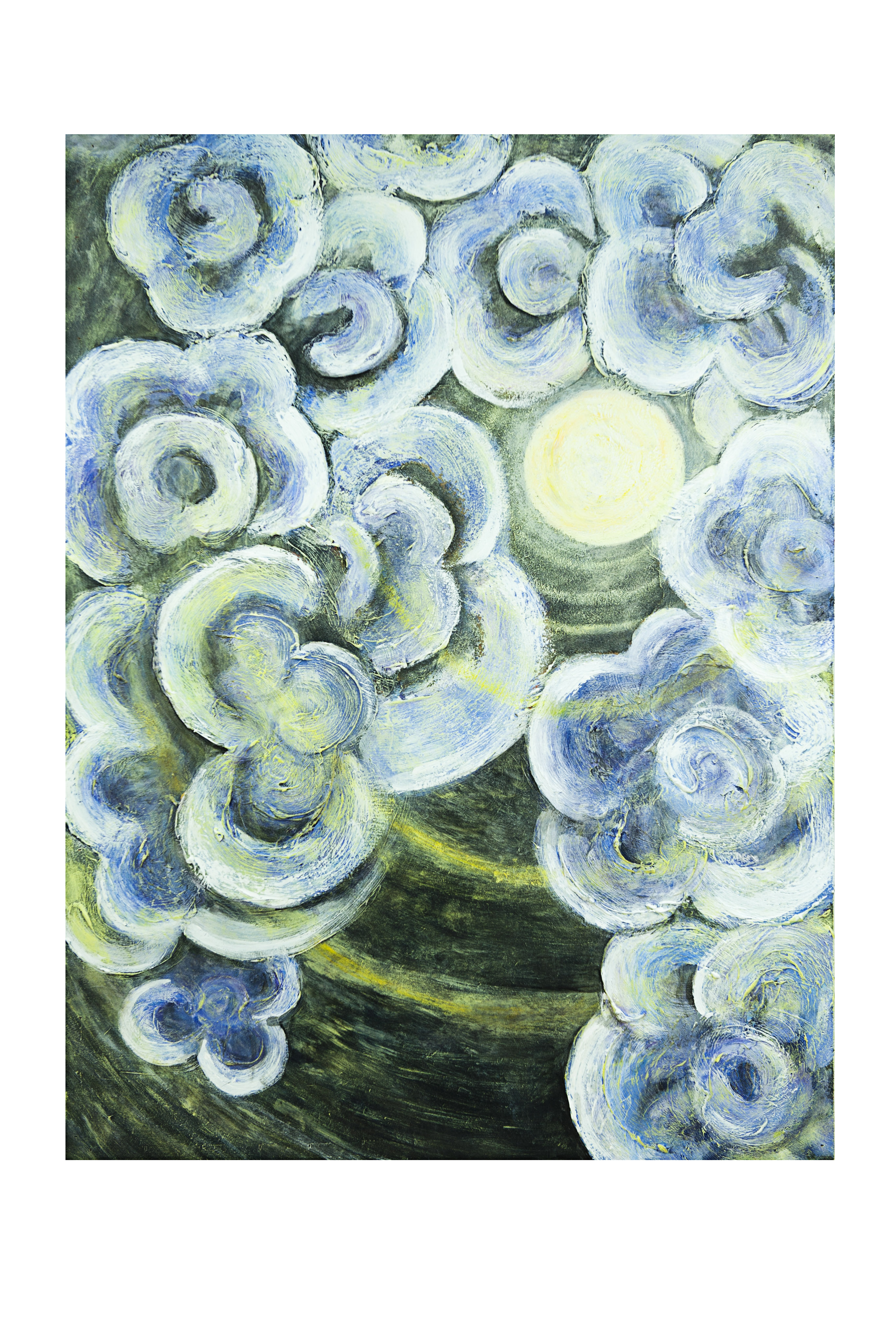 Euphoria 80 x 60cm Acrylic on Board