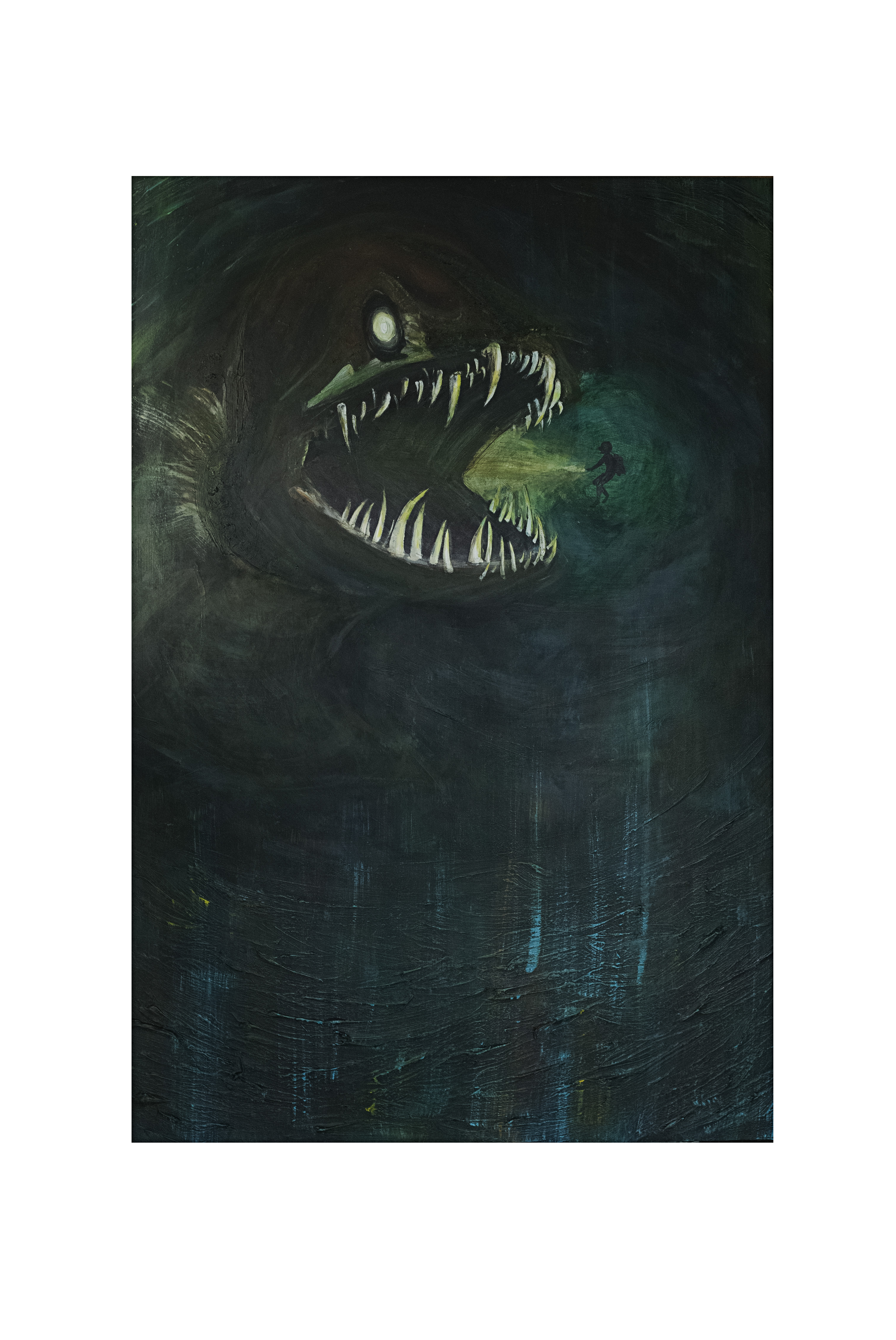 The Deep 120 x 80 cm Acrylic on Board