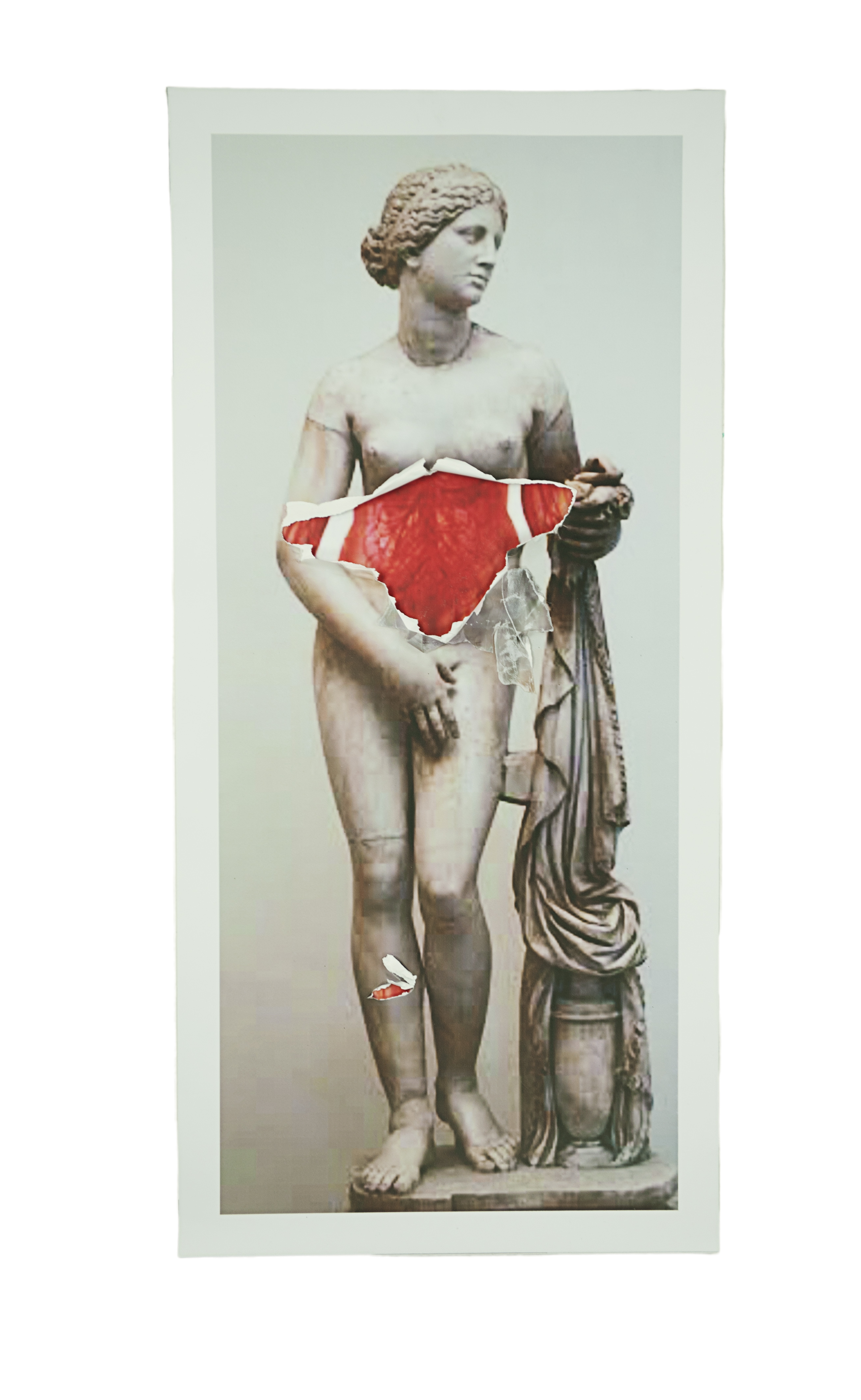 Goddess 80 x 35cm Collage