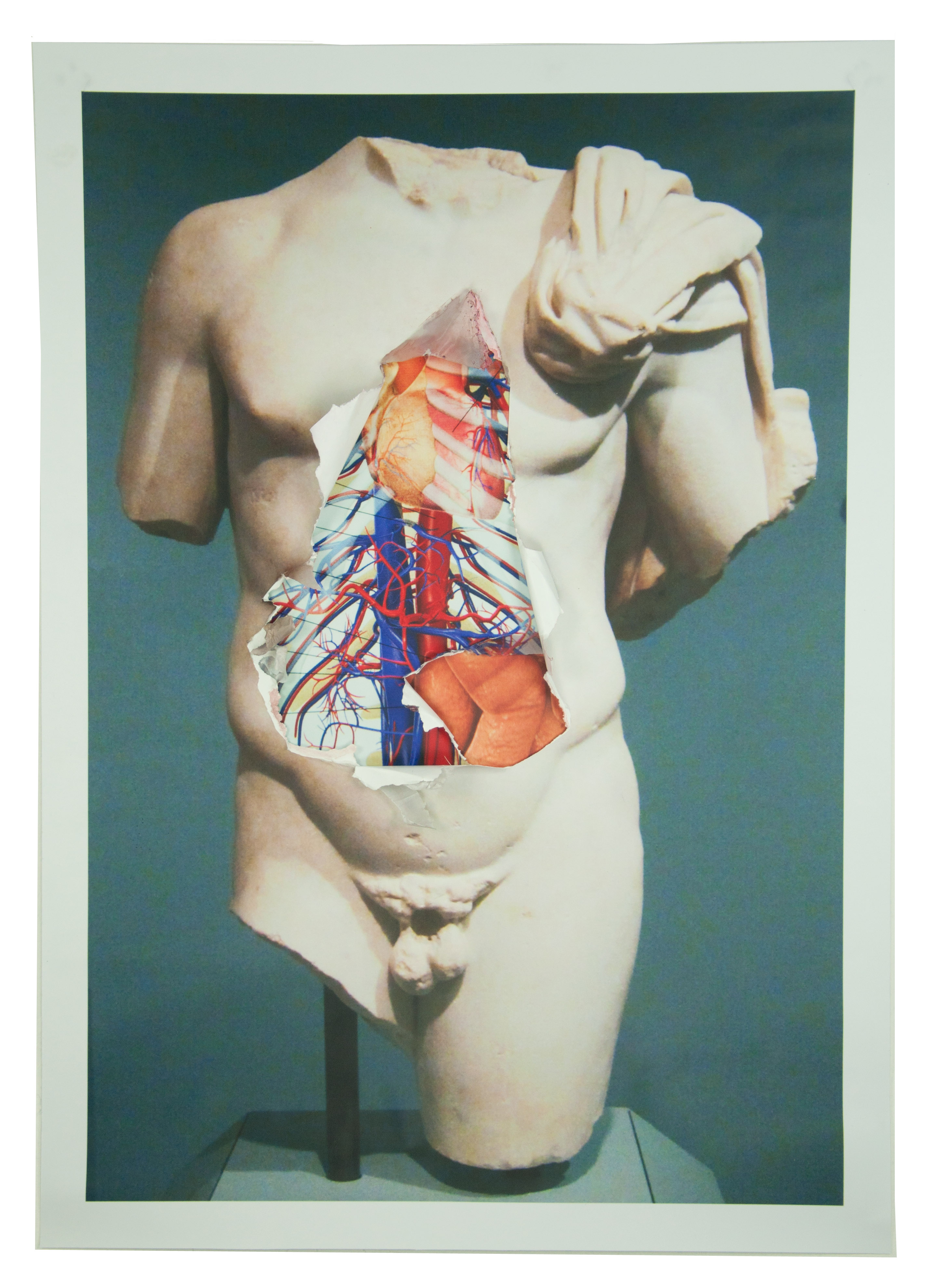 Hercules 87 x 62cm Collage