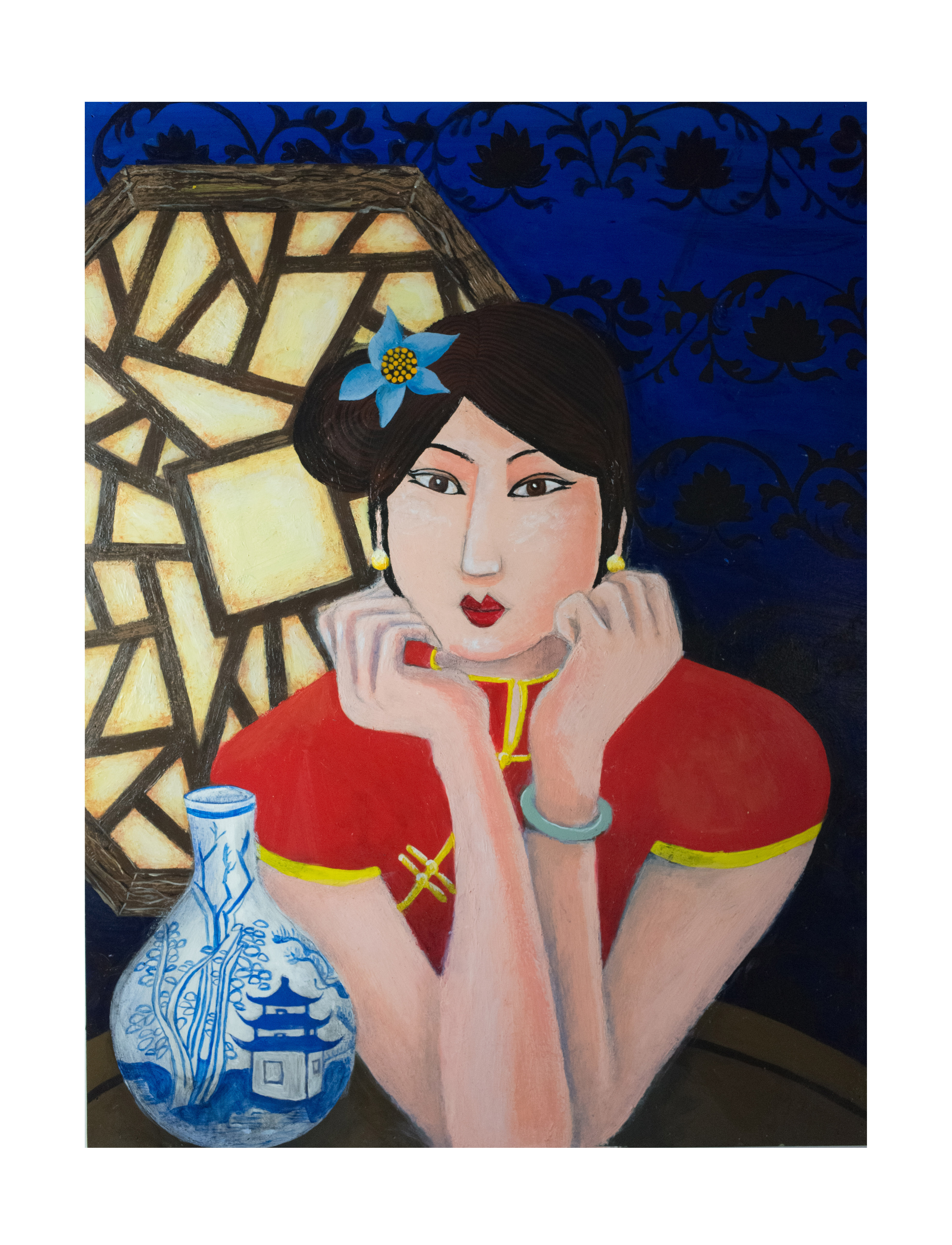 Reflection 80 x 60 cm Acrylic on Board