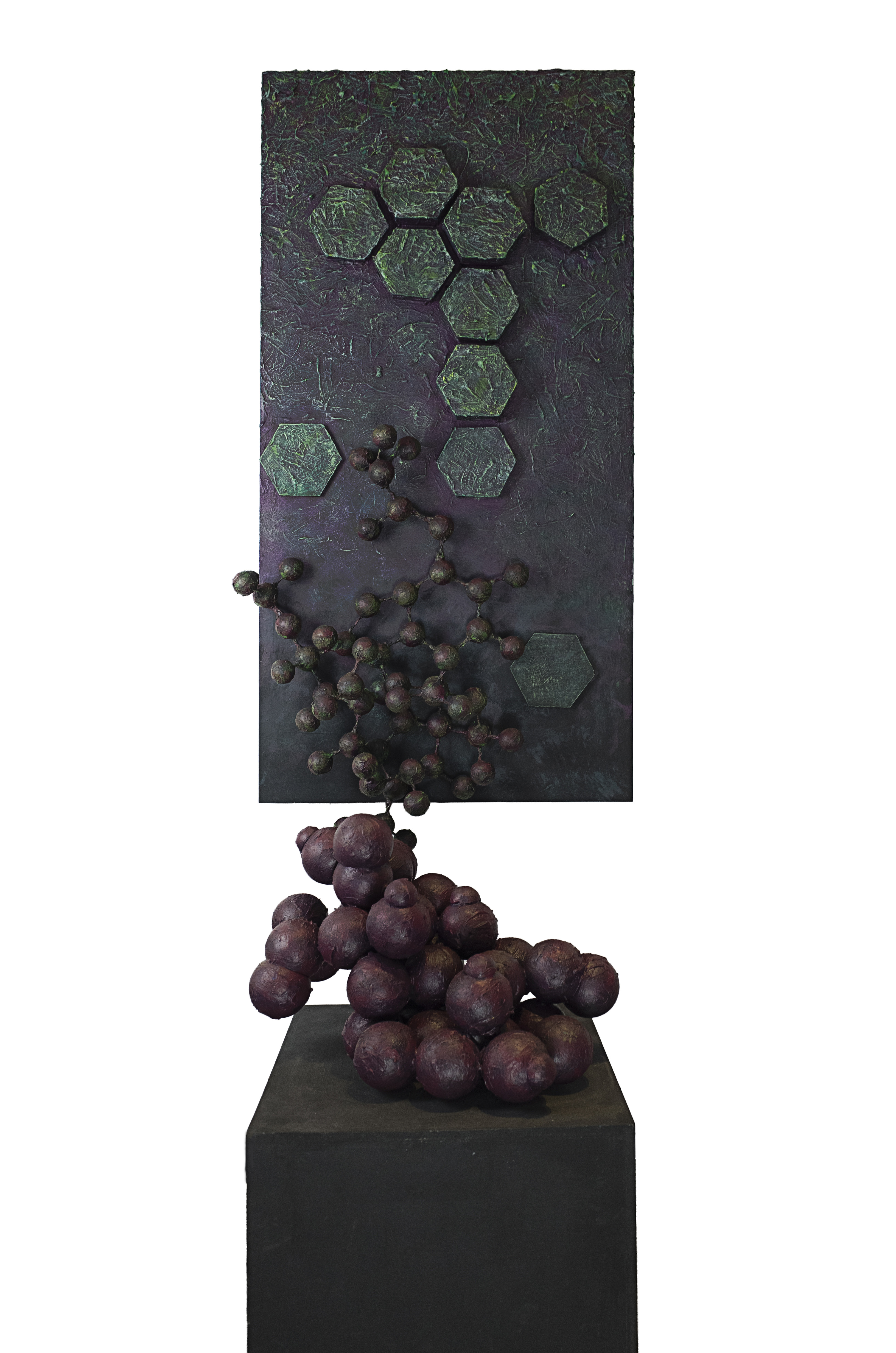 Molecular Manifestation 150 x 65 x 65 cm Mixed Media