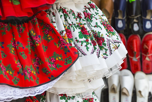 Vestidos de bailarina folk