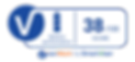 A ViserMark Label for Battery Performance displaying 38/100 for the Xiaomi Redmi 14C smartphone