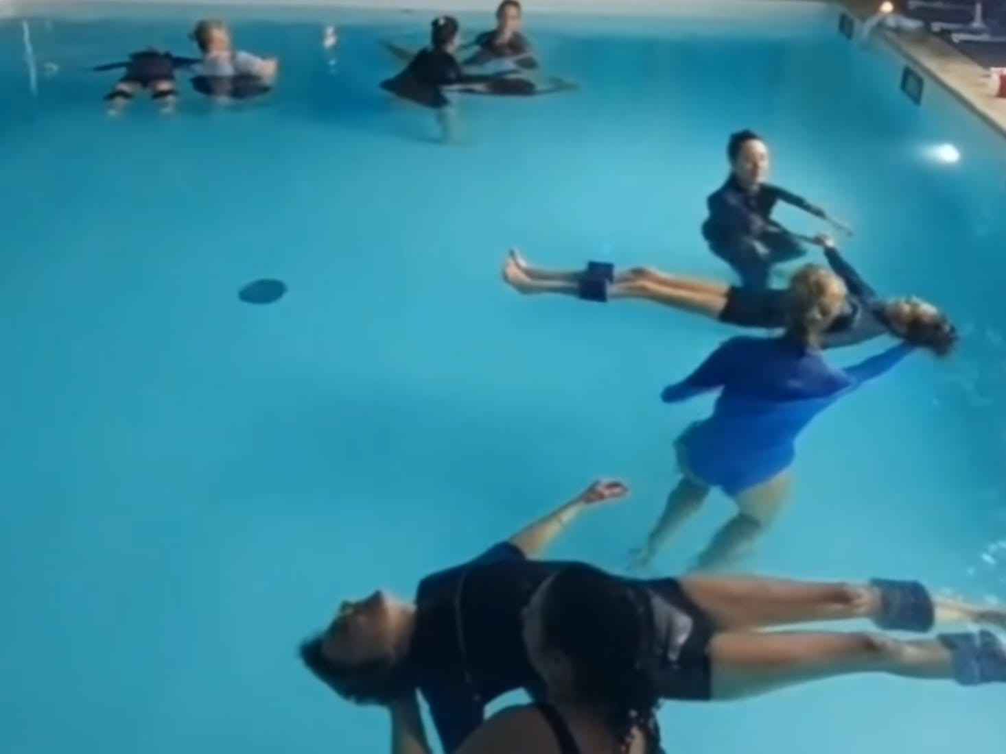 pratique de soins aquatiques