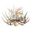 Thumbnail: deer chandelier