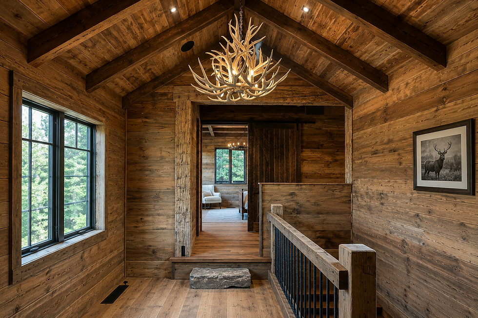 Large sun weathered Mule Deer Chandelier.png